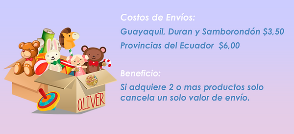 Juguetes envios delivery guayaquil ecuador envios por servientrega rapidos y seguros 