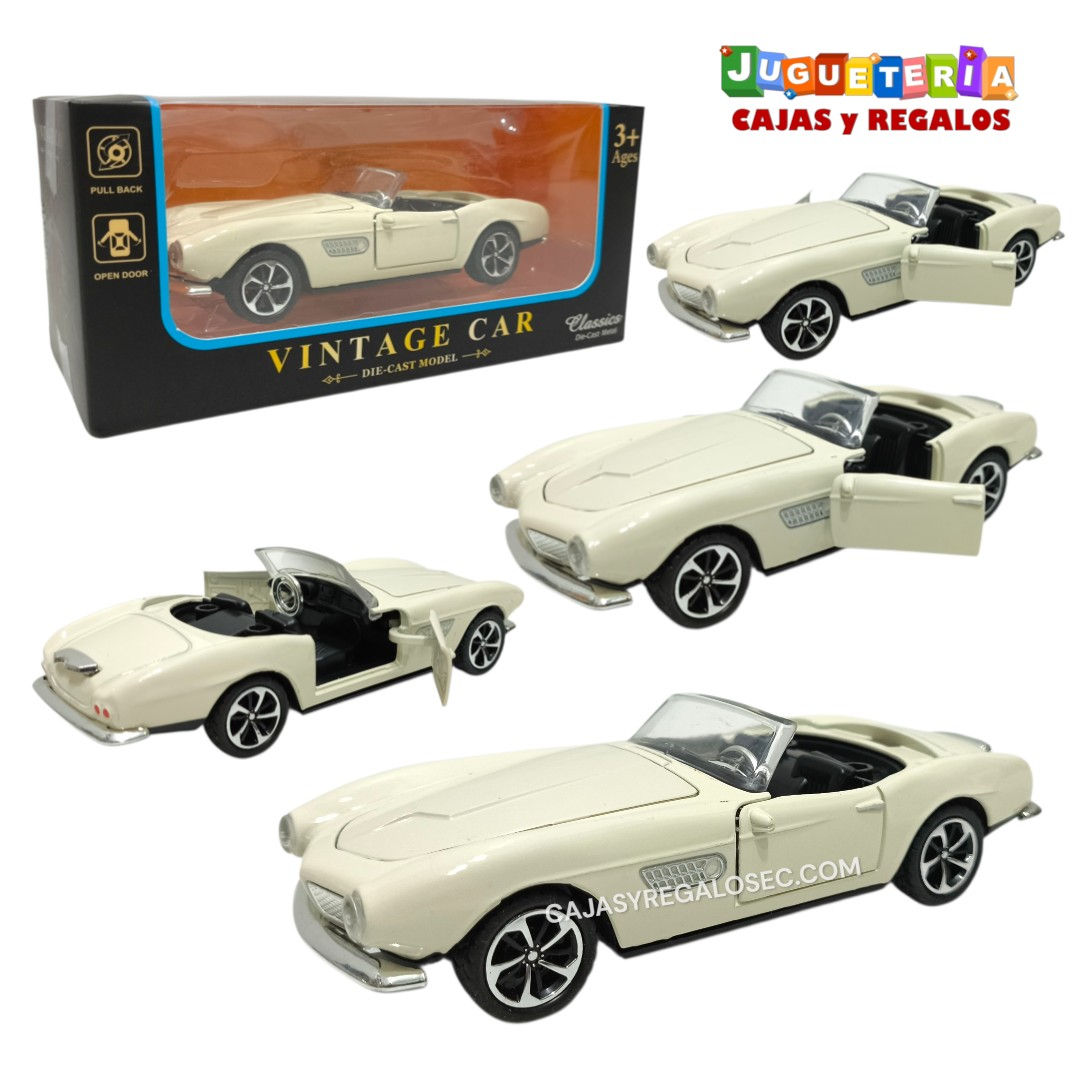 Carro de Metal a Escala 1:32 - Carro Clásico - P4498