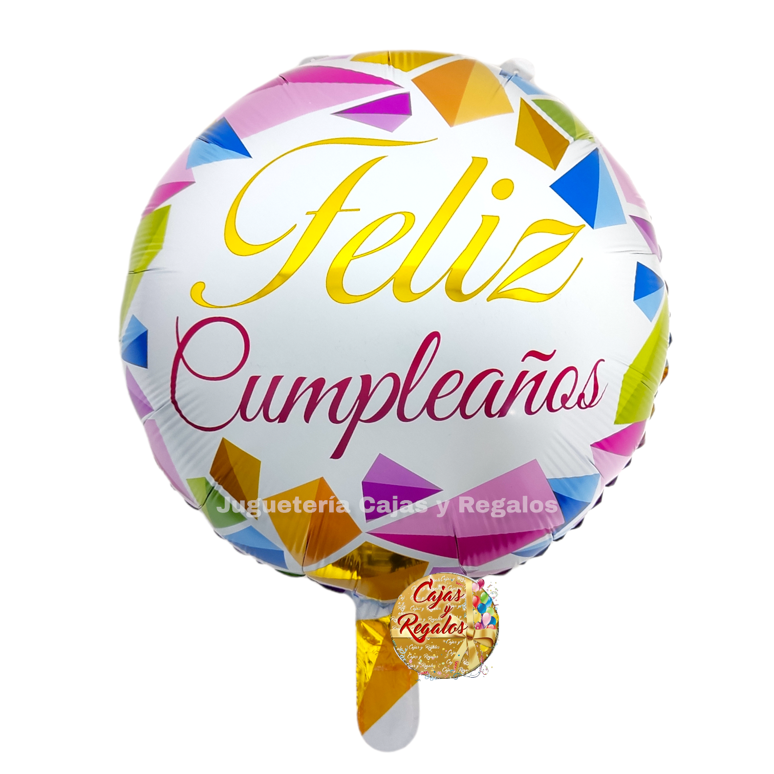 Globo de Aluminio Redondo - Feliz Cumpleaños