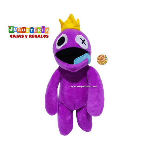 Peluche Rainbow Friends - Morado - P2184 | Cajasyregalosec