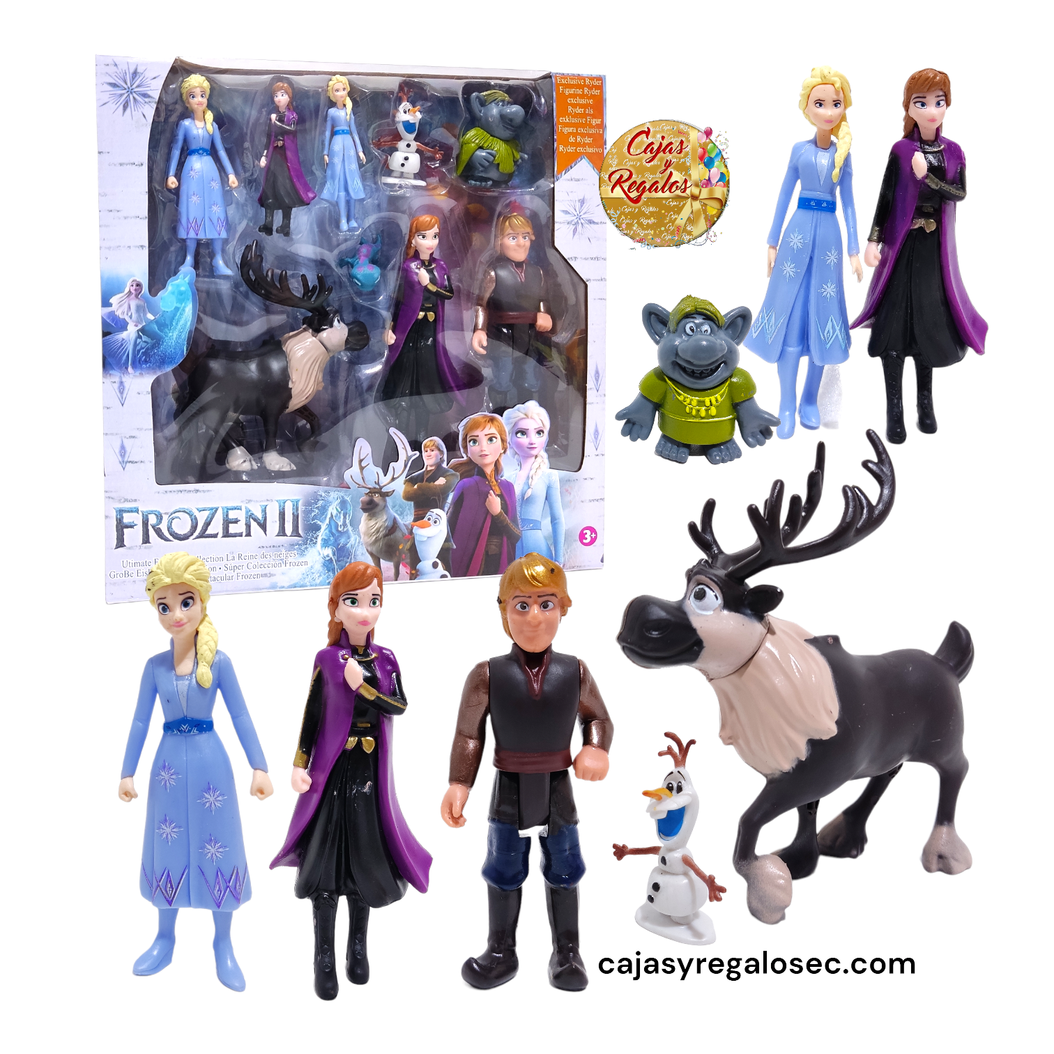 Juguete Figuras Coleccionables Frozen - 9 personajes