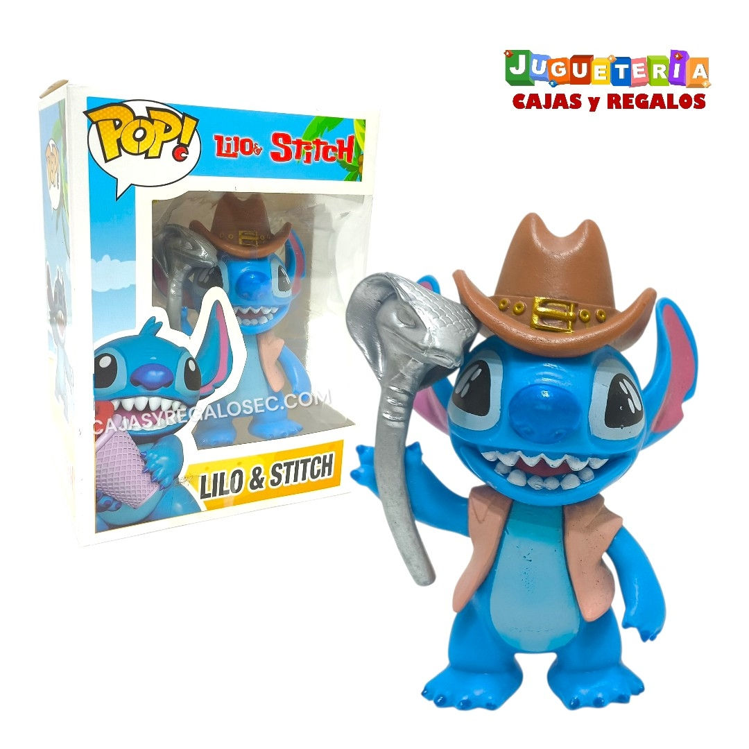 Muñeco Pop - Stitch con Sombrero - Lilo y Stitch - Figura de Coleccion