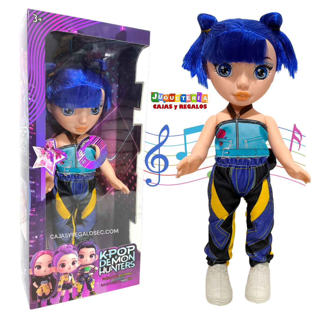 Muñeca Musical Guerrera Kpop Demon Hunter Zoey - Juguetes Ecuador - P5210