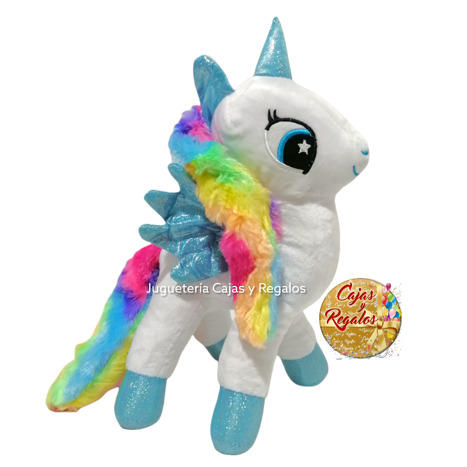 Unicornio Arco iris Peluche - P0469