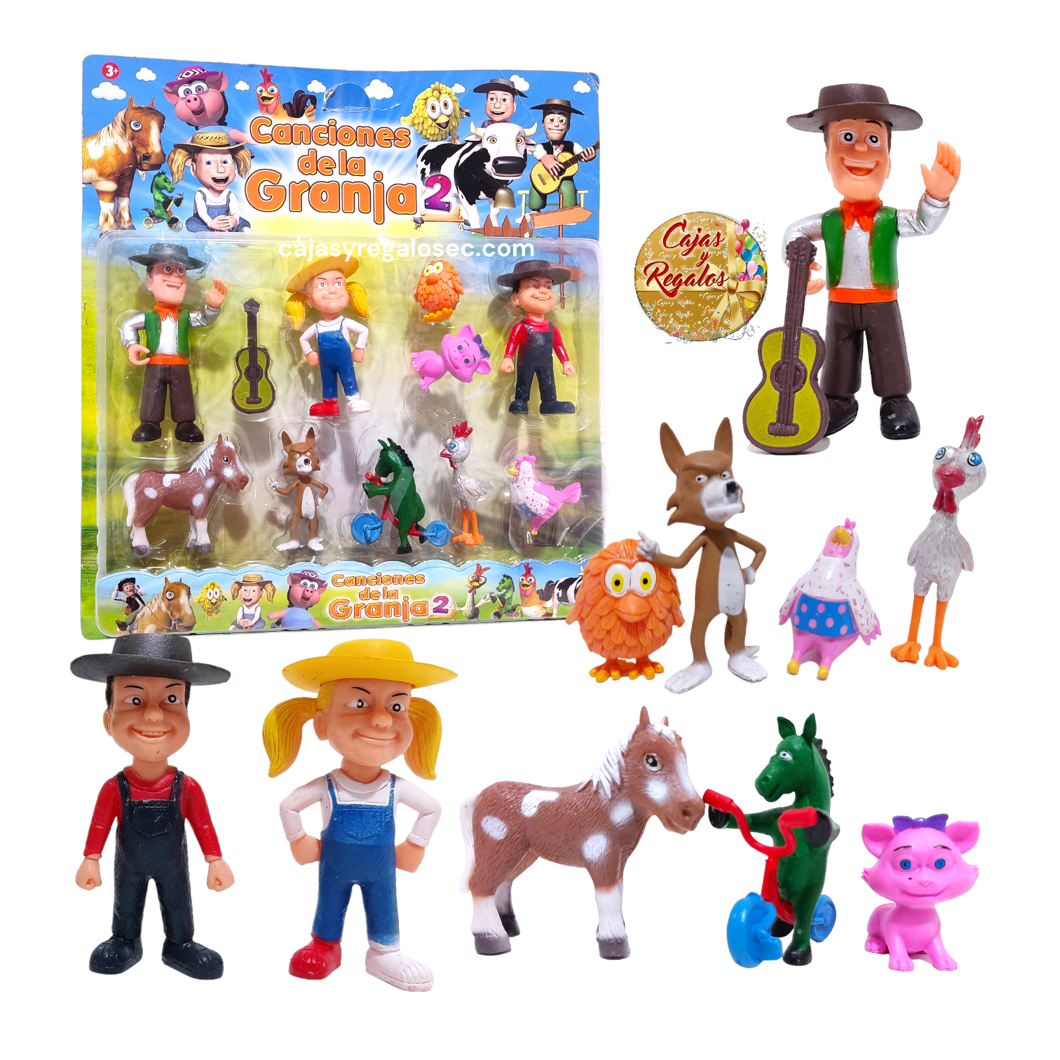 Juguete Granja de Zenon Colección 10 Figuras - P1092