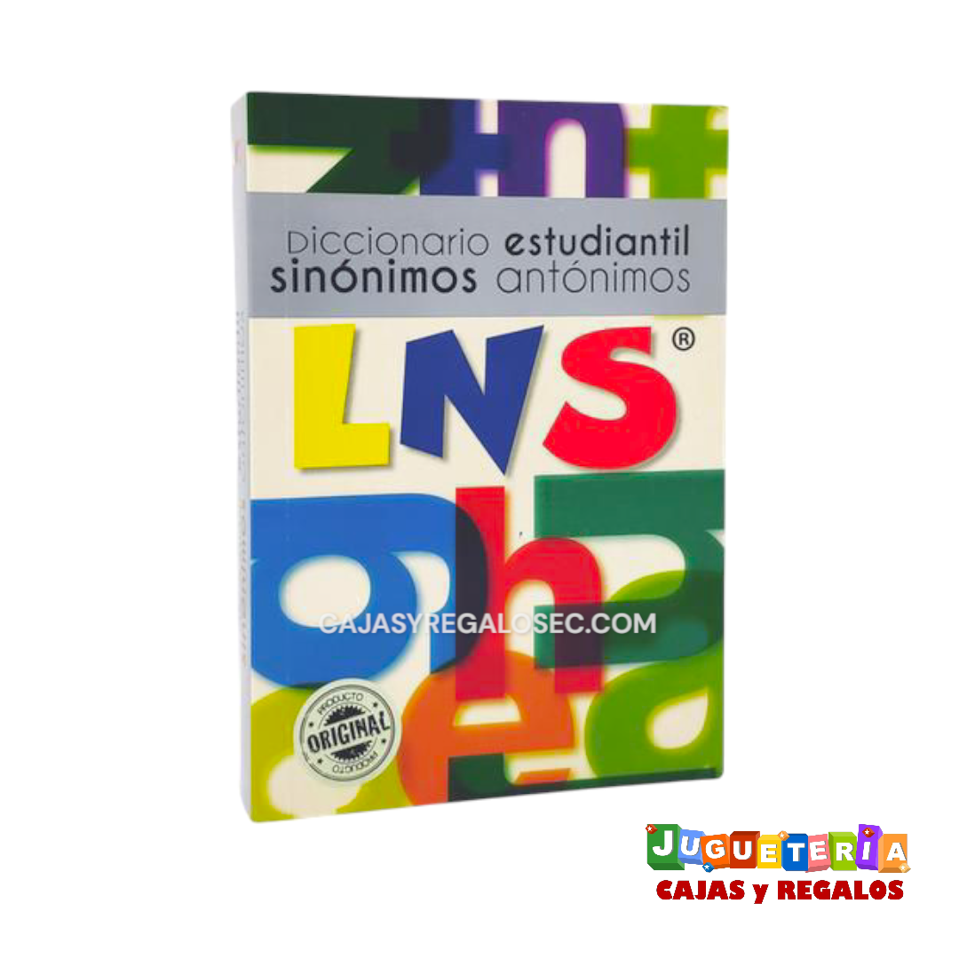 Diccionario Escolar Estudiantil - Sinónimos Antónimos LNS - Papelería Ecuador