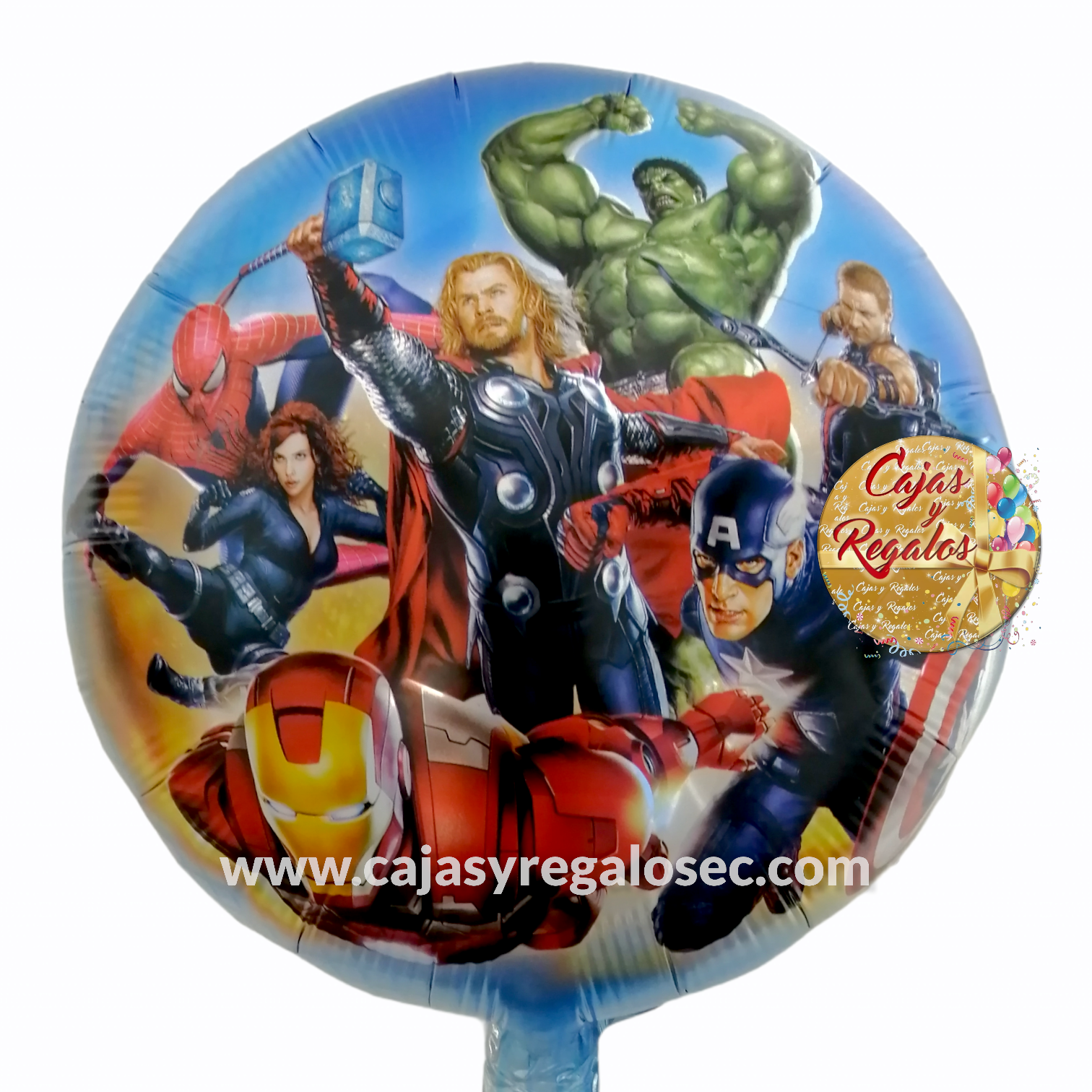 Globo de Aluminio Redondo - Avengers