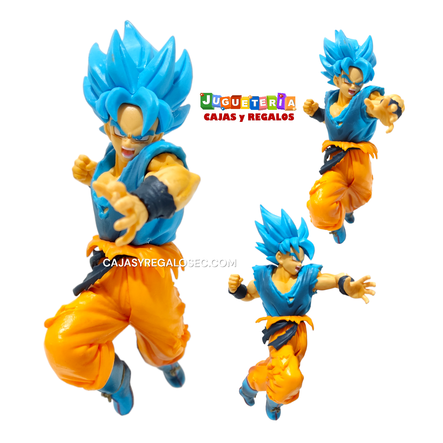 Dragon Ball Z Goku Blue Super Saiyajin - Muñeco Figura de Acción
