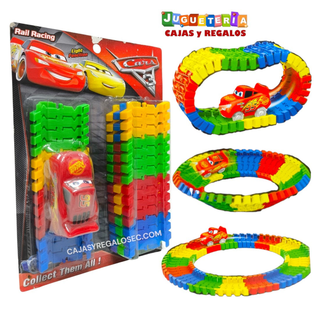 Pista Magica Cars Rayo Mcqueen - Pista de Carrera Magica Juguete - P5500