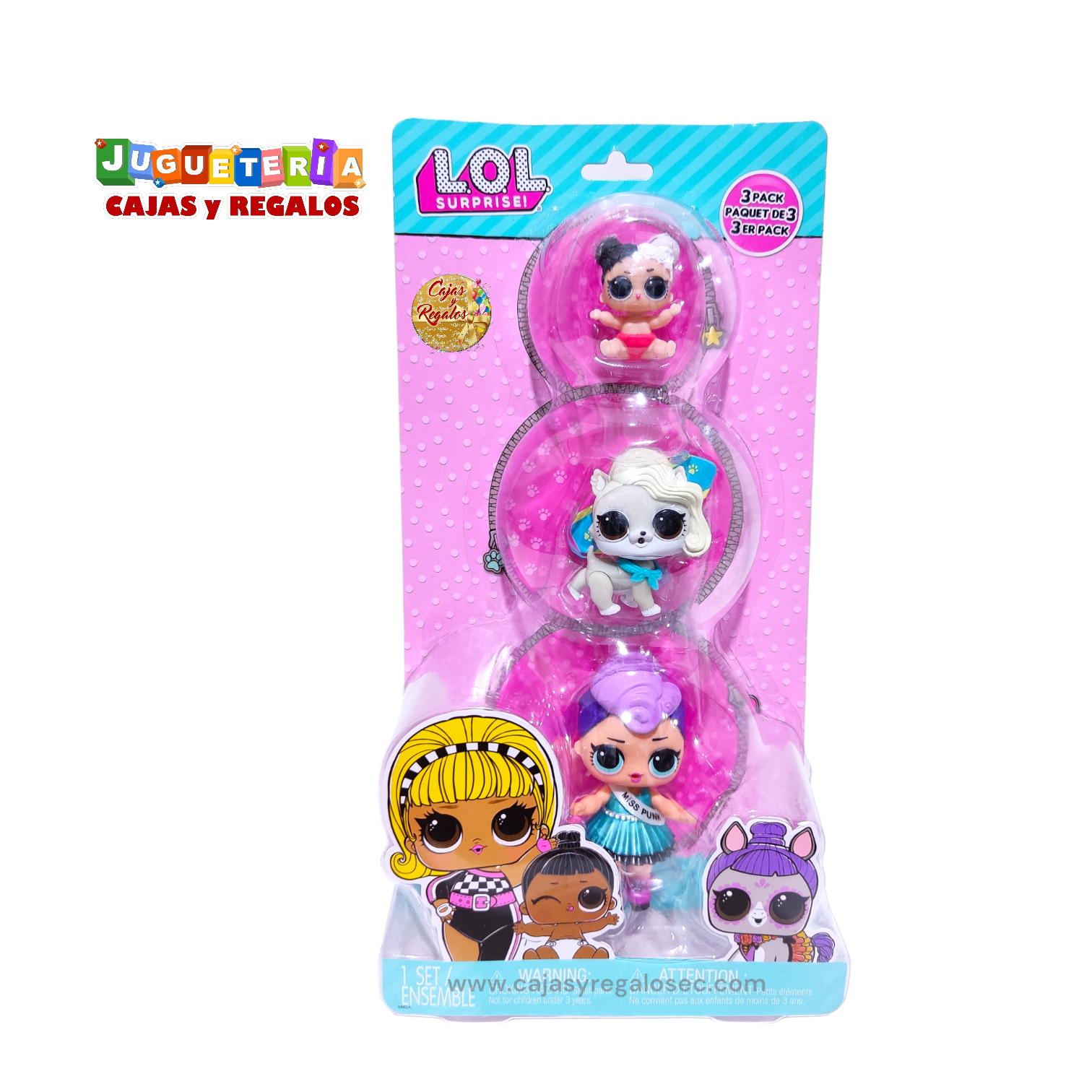 Muñecas LOL Surprise - Juguete 3 Personajes - P3323