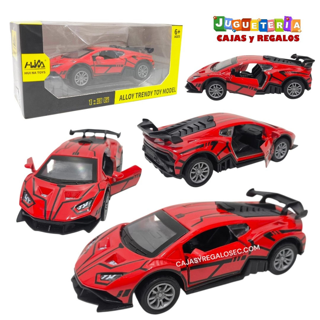 Carro de Metal a Escala - Modelo con Luz y Sonido - P4497