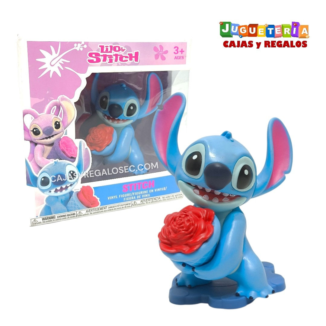 Muñeco Pop - Stitch con Rosas - Lilo y Stitch - Figura de Coleccion