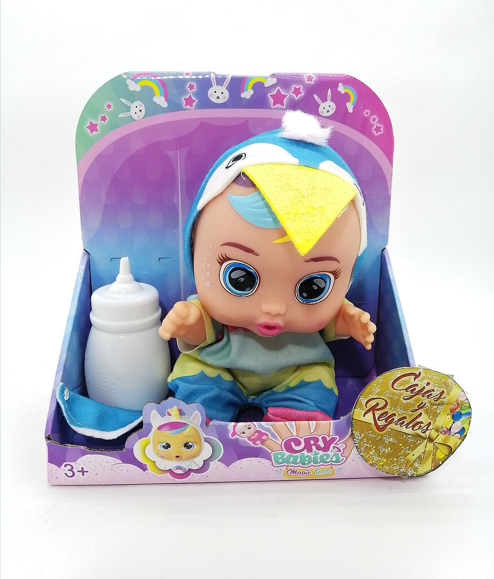 Muñeco Bebe - Juguete con Sonido - Bebe de Caucho