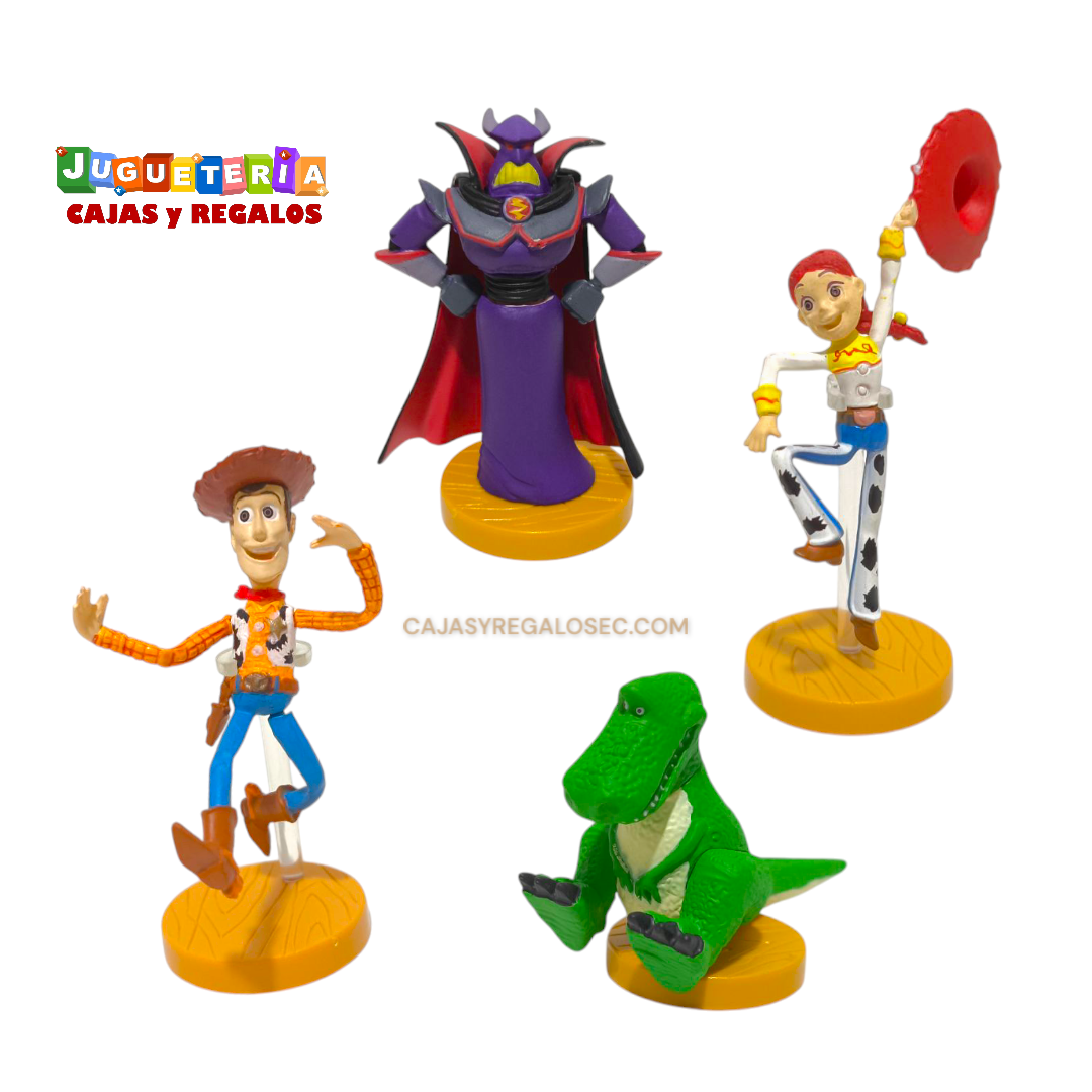Toy Story - Figuras de Coleccion - Woody Jessy Rex y Zurd
