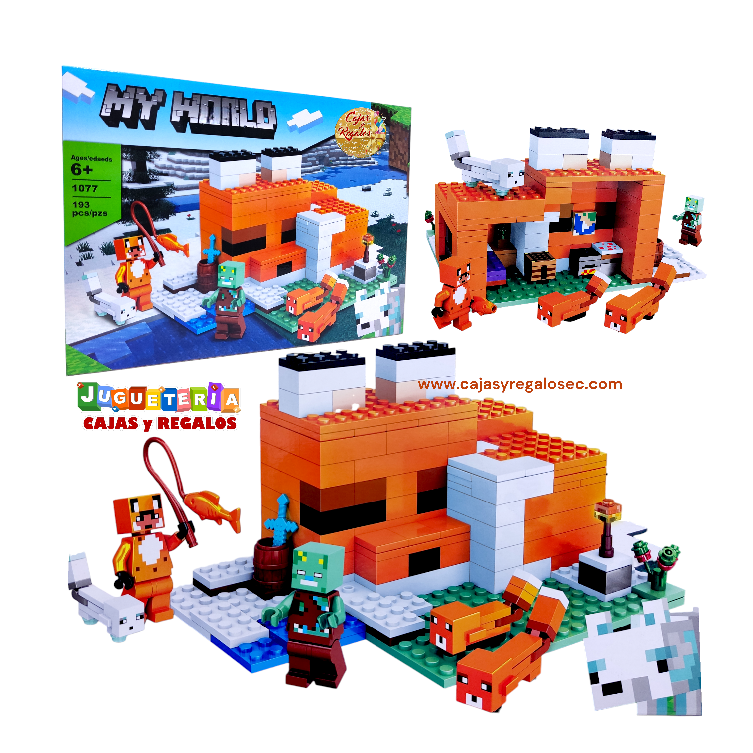 Bloques Armables - Mi Mundo Casa del Zorro - 193 Piezas - P3260
