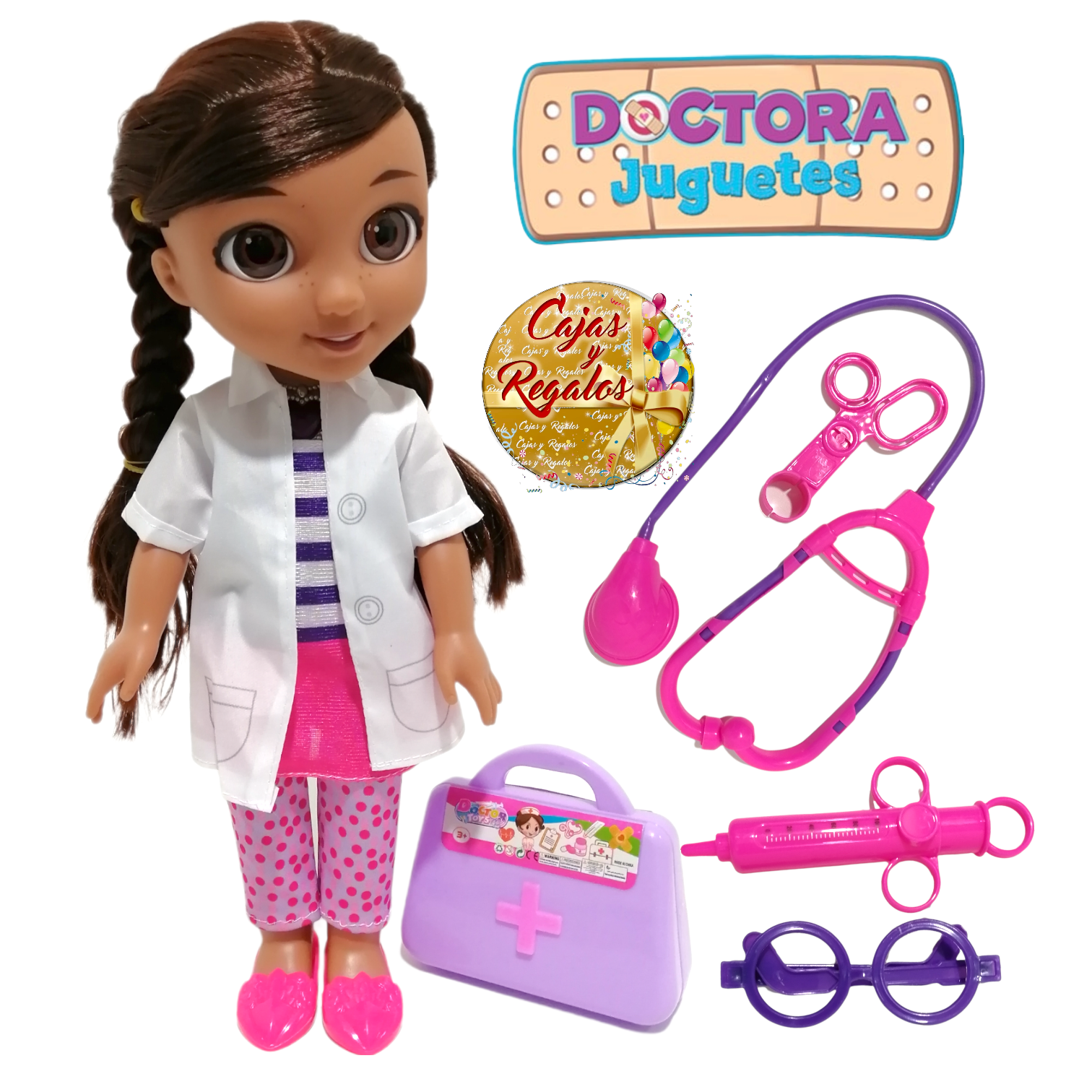 Doctora Juguetes Muñeca Musical con Accesorios