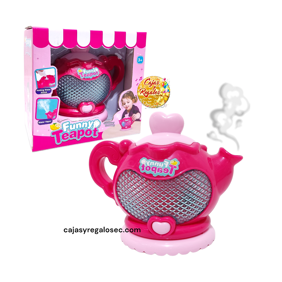 Juguete Tetera luces, sonidos y Efecto de Vapor - Electrodoméstico de Cocina