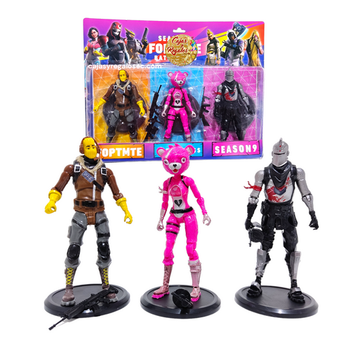 Juguete Muñecos Fortnite Figuras de Accion Coleccion personajes  Cajasyregalosec