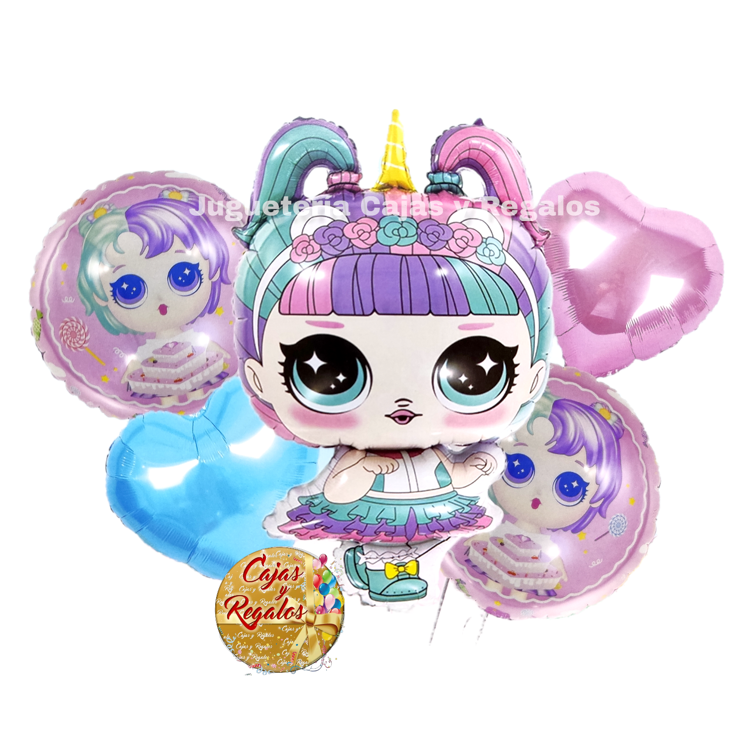 Bouquet Set de Globos - Lol Unicornio