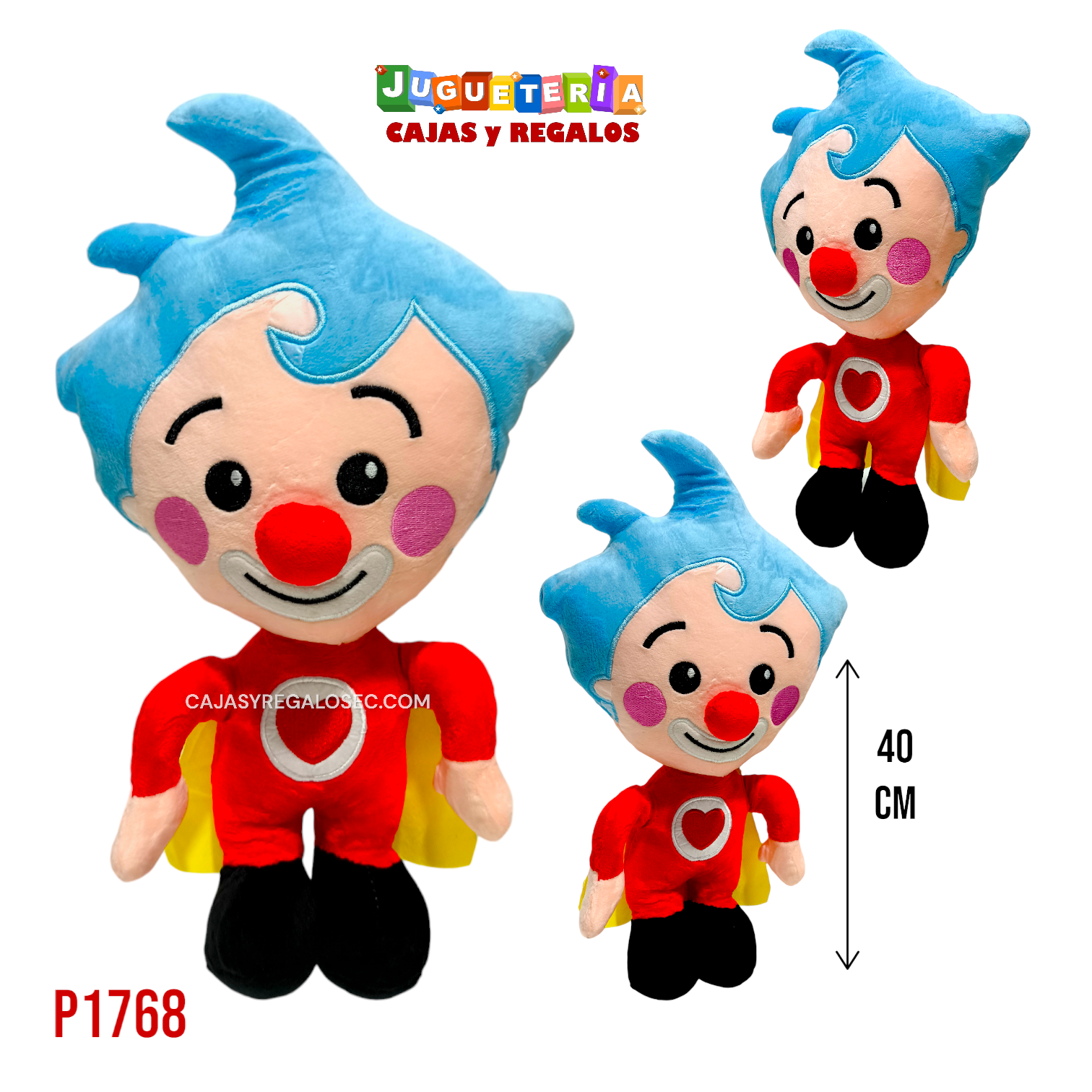 Peluche Payasito Plim Plim - Peluche Ecuador - P1768