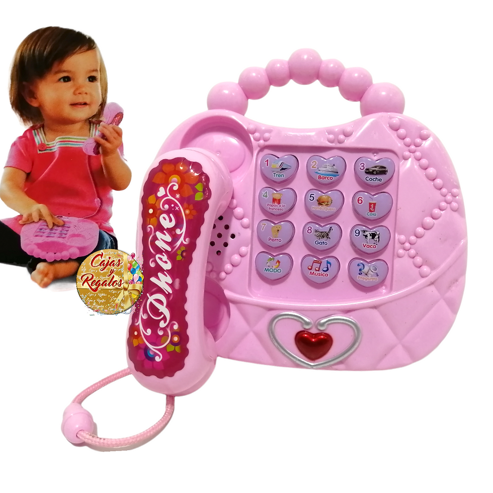 Teléfono Musical con Luces Interactivo