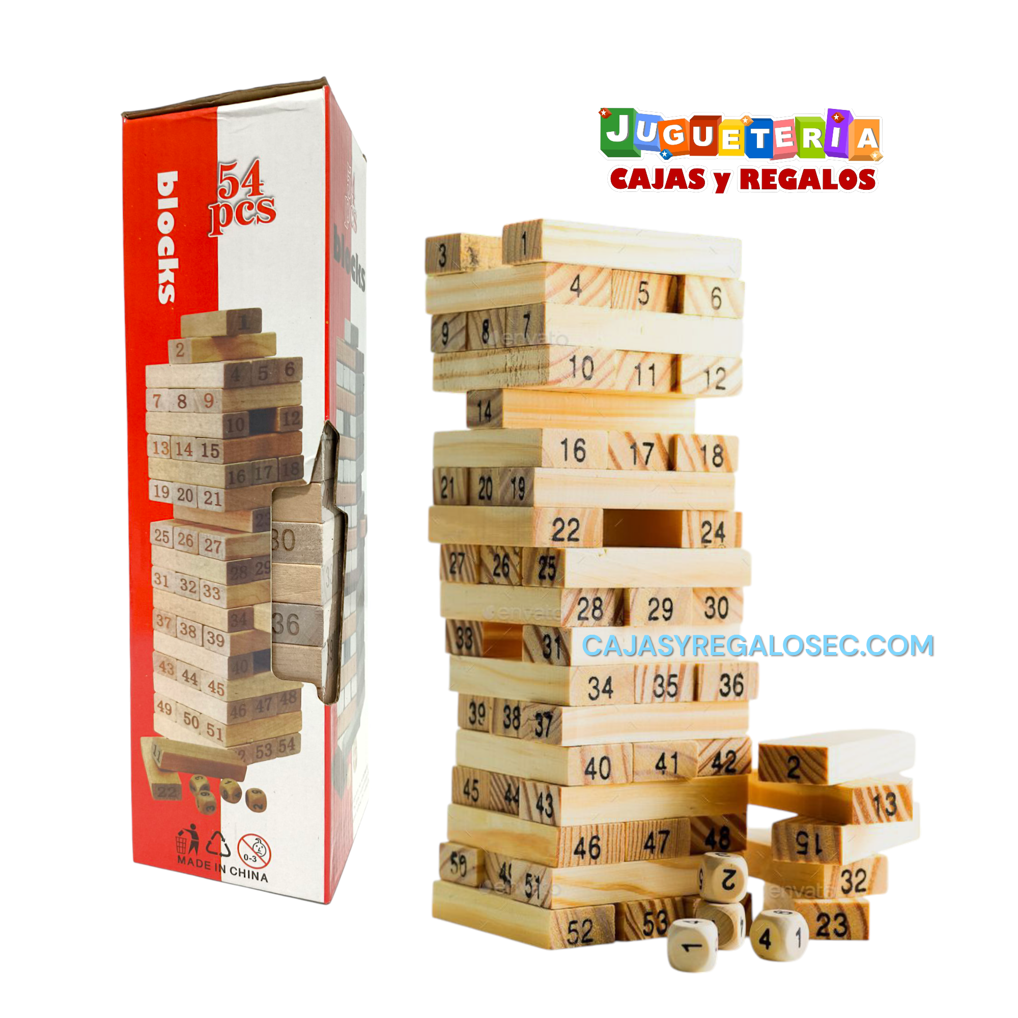 Jenga - Juego de Madera - Juego de Mesa - P4276