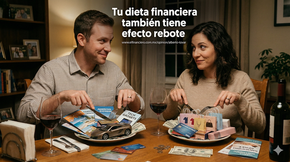 Tu dieta financiera también tiene efecto rebote