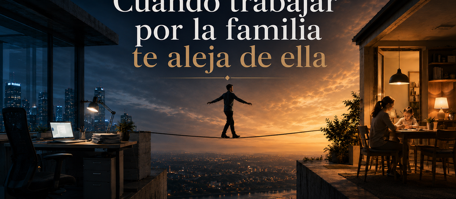 Cuando trabajar por la familia te aleja de ella