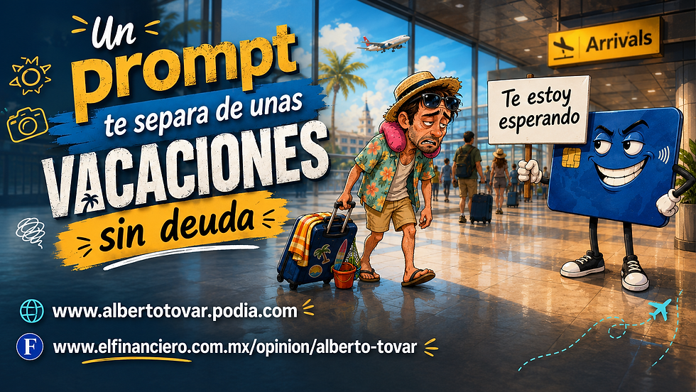 Un prompt te separa de unas vacaciones sin deuda