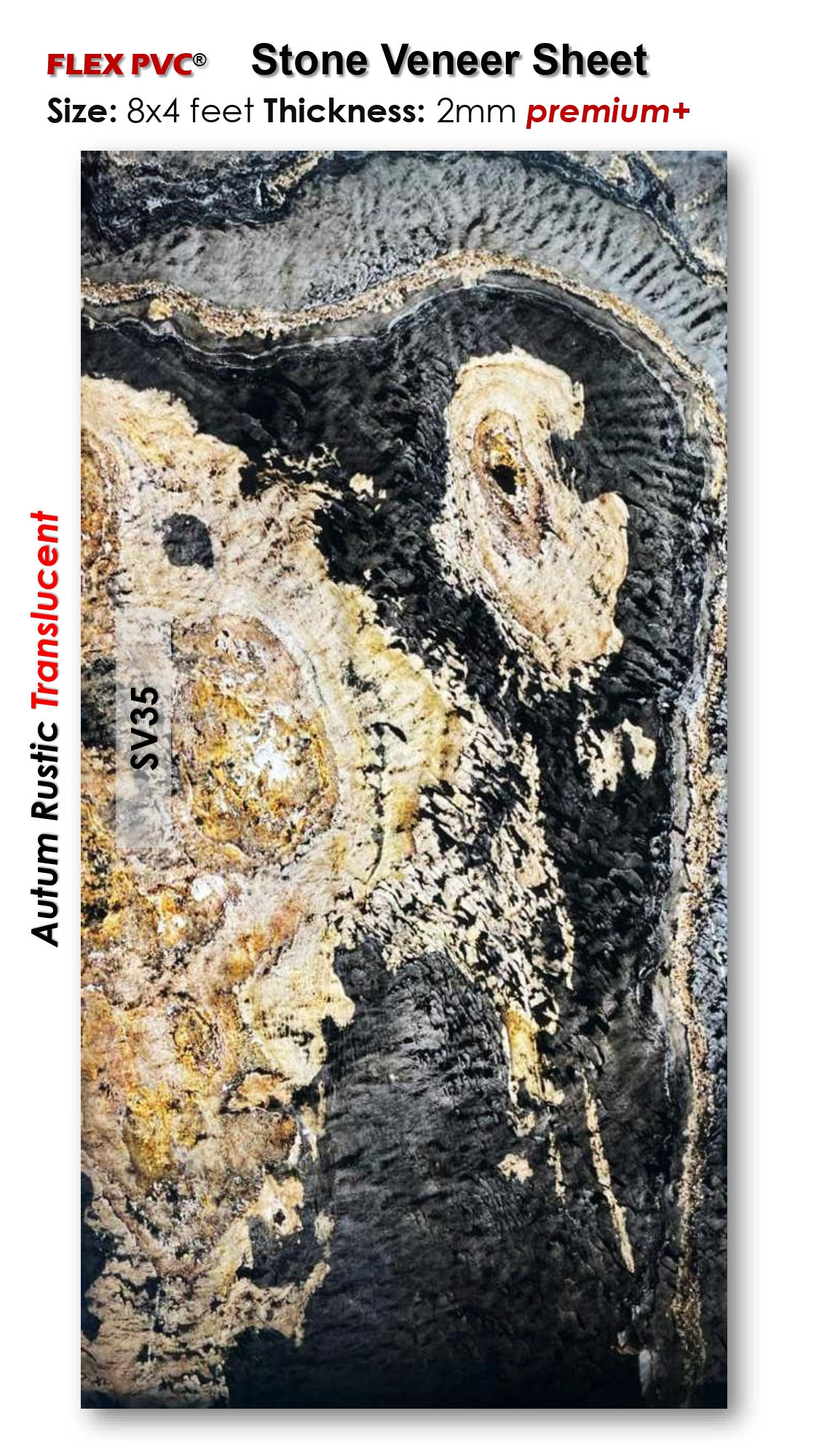 Stone Veneer - SV35 Autum Rustic Translucent