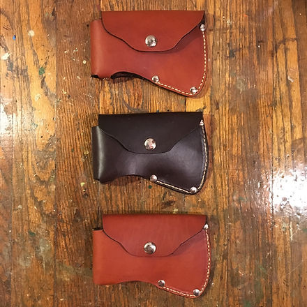 Custom Leather Sheath | Motor City Axe