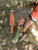 Horizon's Edge Clip Point Knife by Motor City Axe