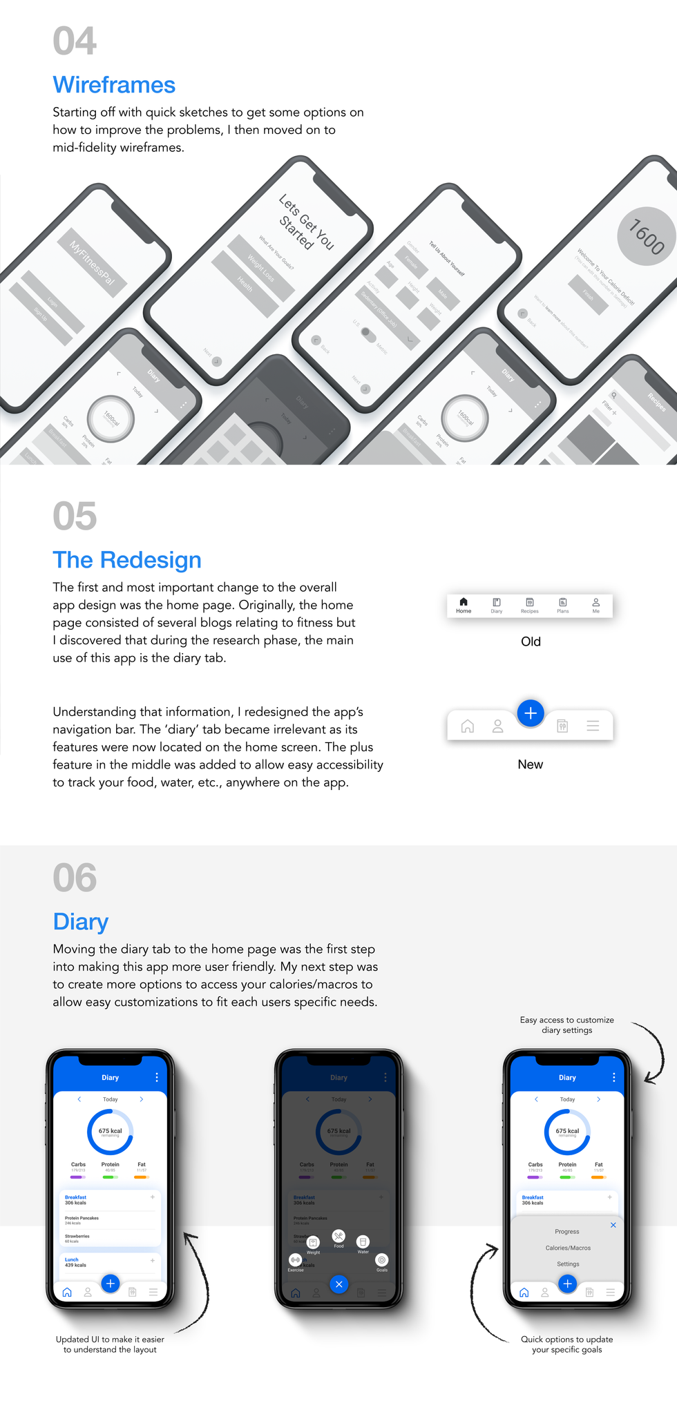 myfitnesspal redesign 2