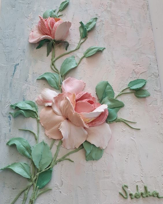 Online - Sculpture Paste on Canvas