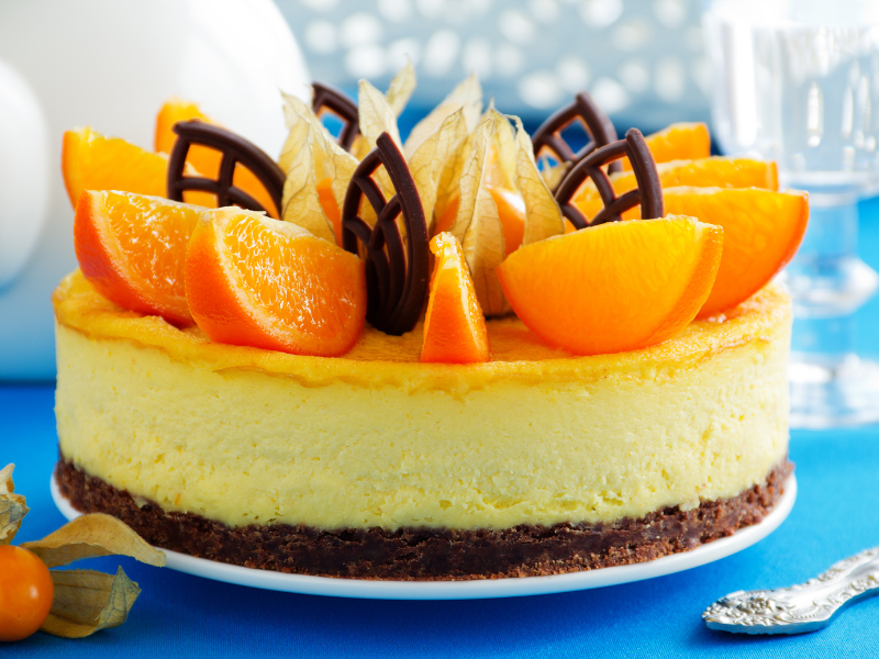 Receita de Cheesecake de Laranja