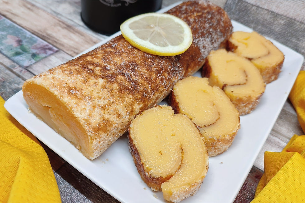 Receita de Torta Queijada de Limão