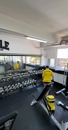 Úklid firemního fitness centra týmem ČISTEAM