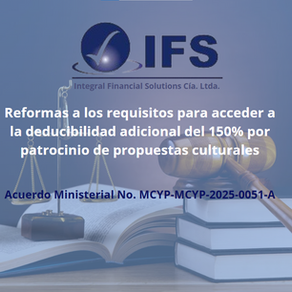 Reformas a los requisitos para acceder a la deducibilidad adicional del 150% por patrocinio de propuestas culturales