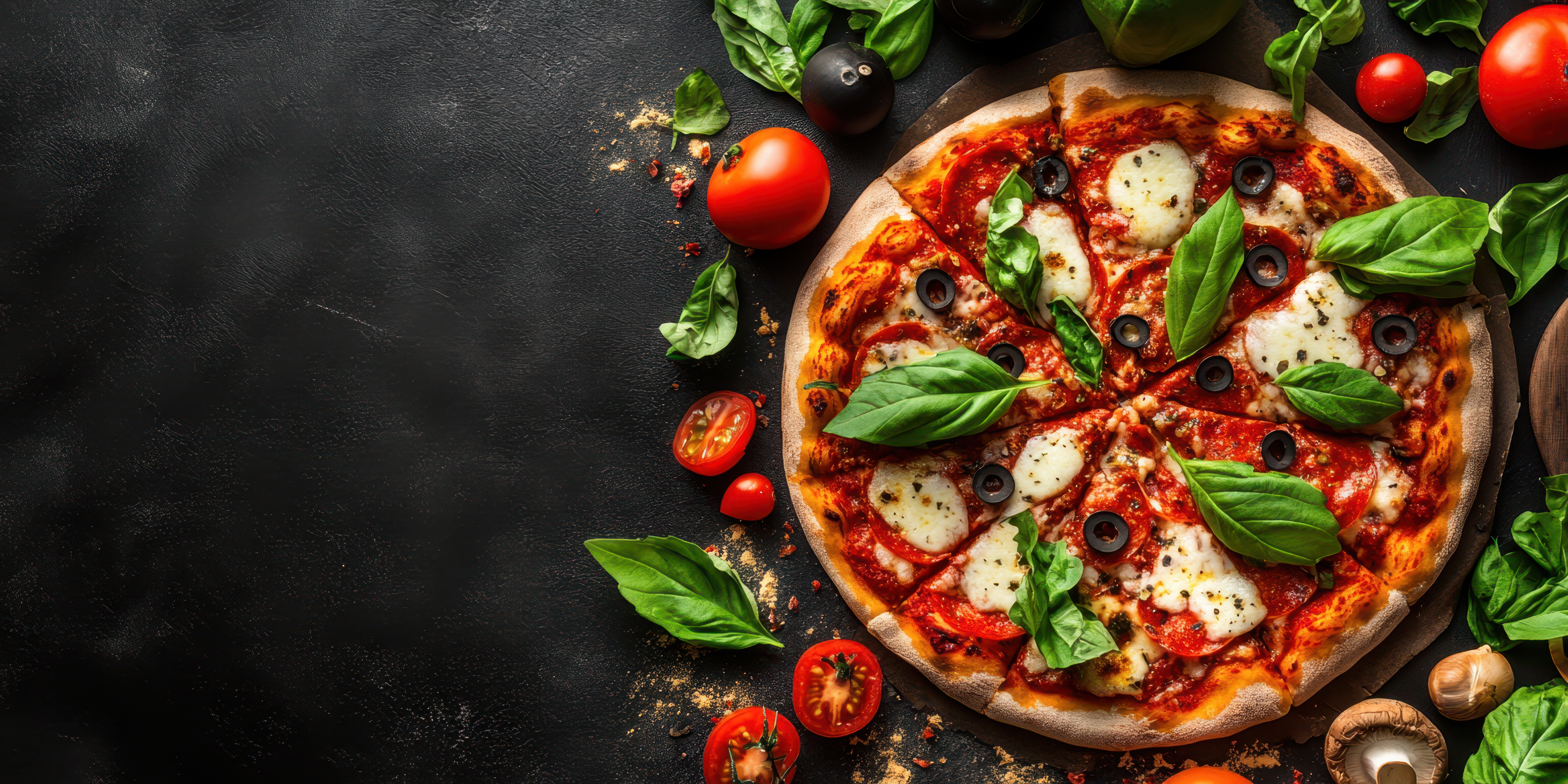 Arranged Food and Objects