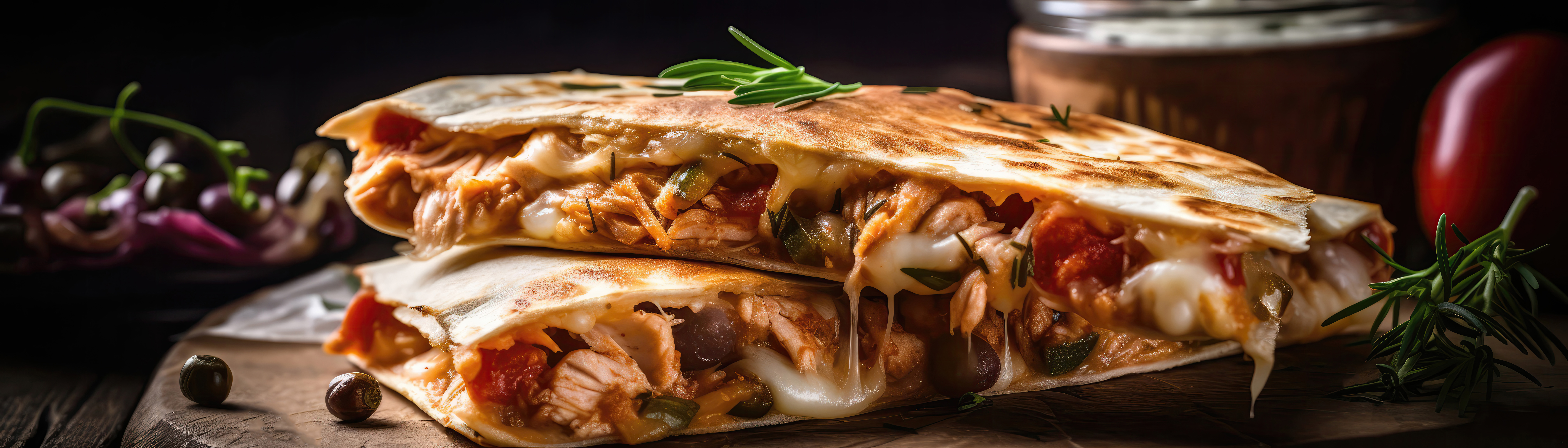 Arranged Food and Objects