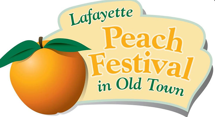 Lafayette Peach Festival Logo
