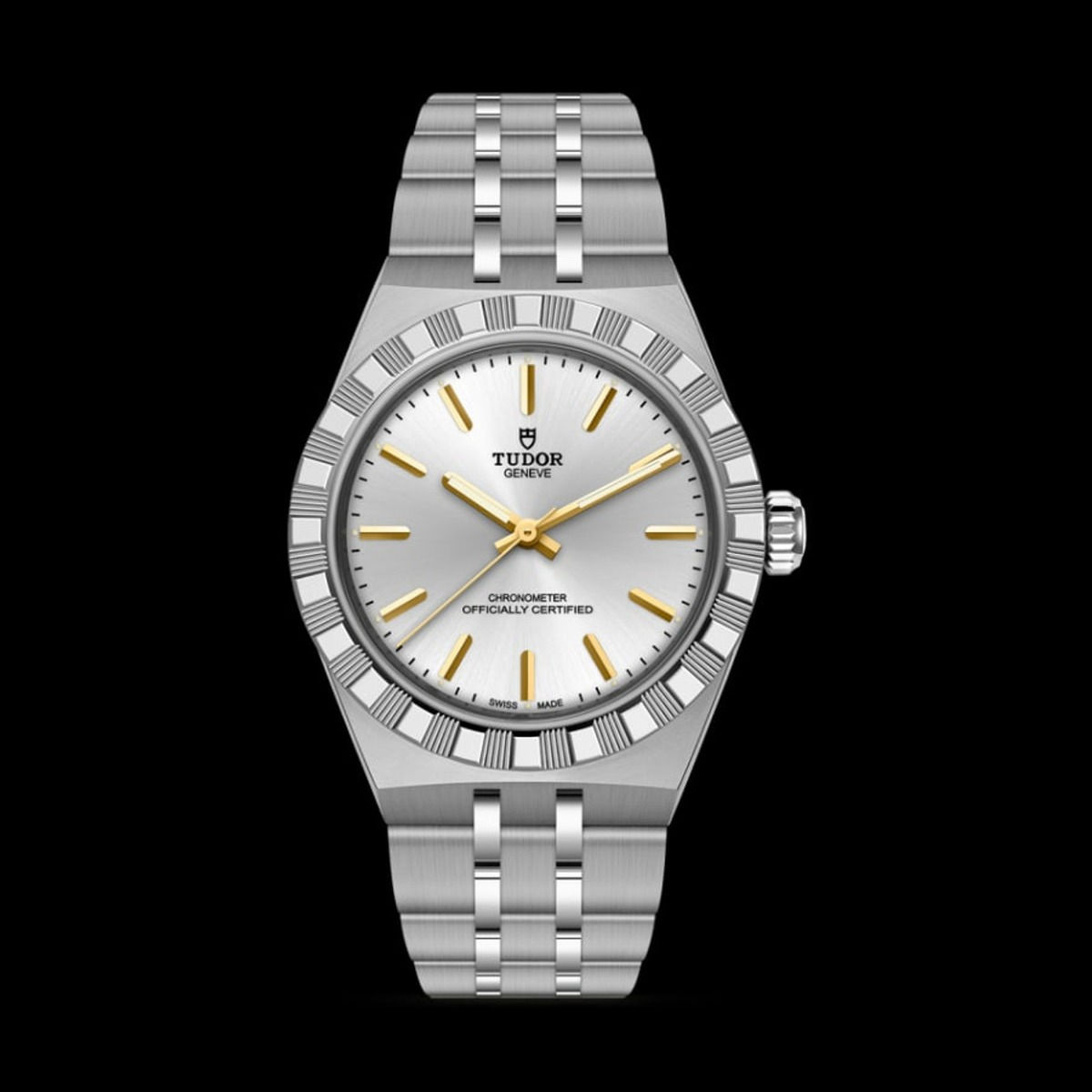 TUDOR Royal M2830A1A0-0002 stainless steel dress watch. Authorized TUDOR dealer Freeport Jewelers Curacao.