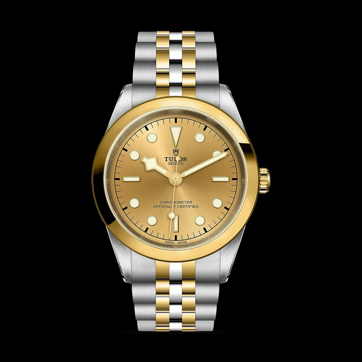 TUDOR Black Bay One 41 S&G M79683-0005 Black Bay 41mm two-tone diver. Authorized TUDOR dealer Freeport Jewelers Curacao.