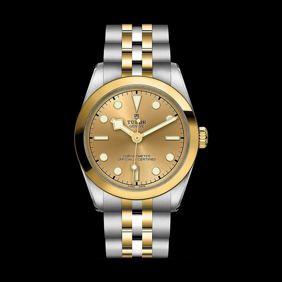 Thumbnail: TUDOR Black Bay One 31 S&G M79603-0005 Black Bay 31mm two-tone diver. Authorized TUDOR dealer Freeport Jewelers Curacao.