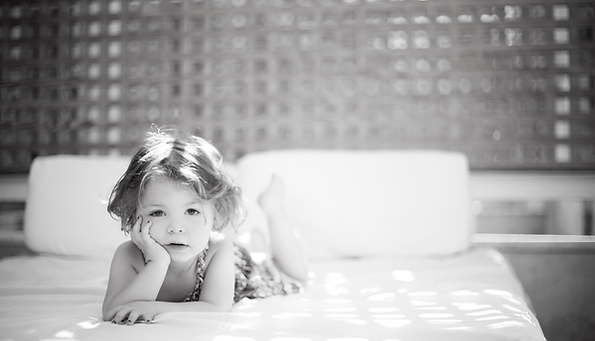 Child on the Bed