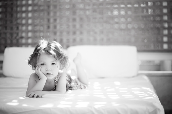 Child on the Bed