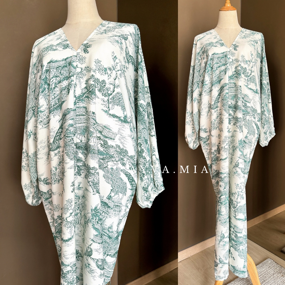 Thumbnail: Lilian V-Neck Maxi Kaftan
