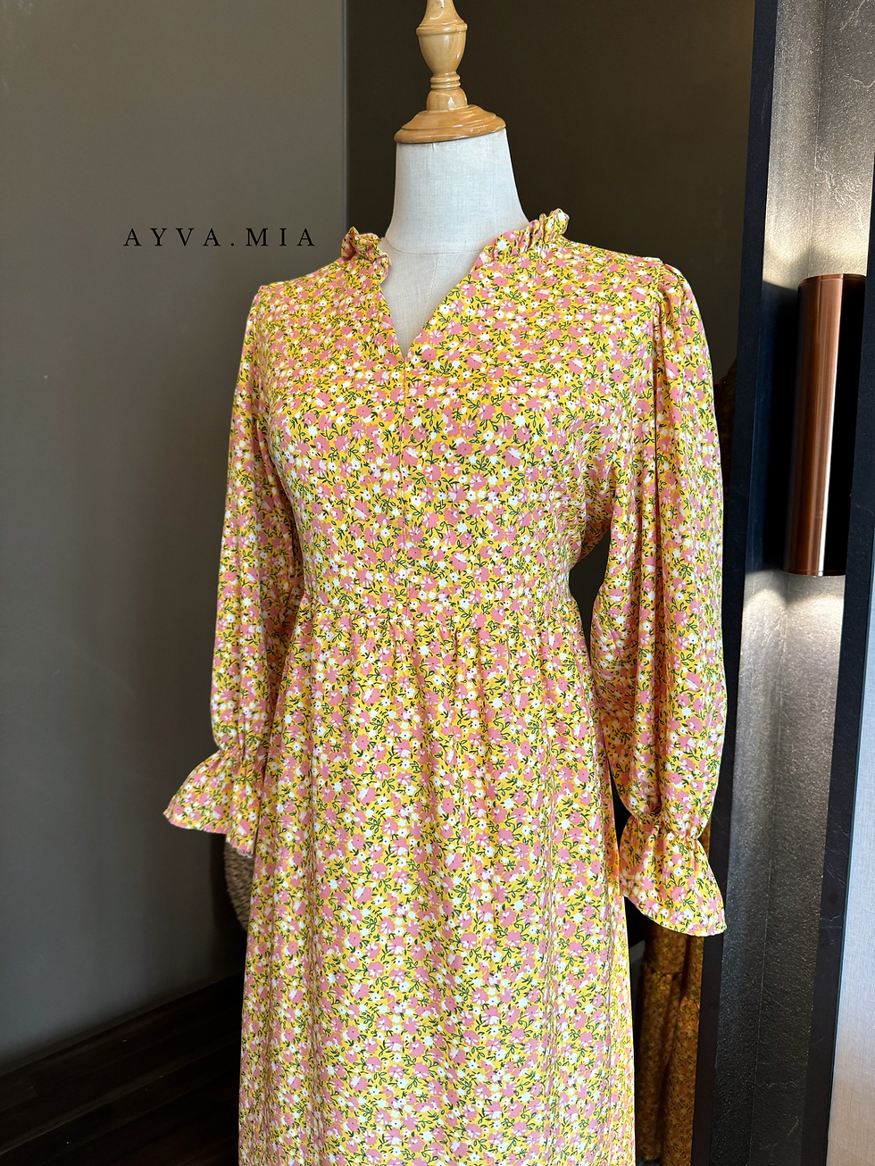 Thumbnail: Ayla Floral Flare Maxi Dress
