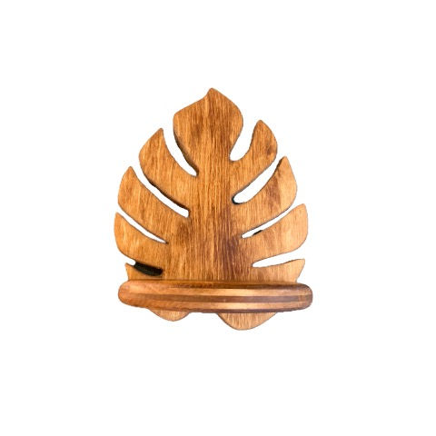 Wooden Monstera Shelf
