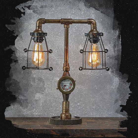 Mini Pipe Table Lamp B